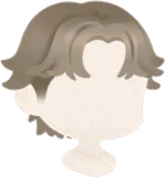 ルーズセンターパートヘア