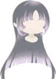 姫の灰桜色の髪
