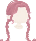 ゆる編みロング三つ編み