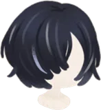 月下美人の黒髪