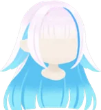 リゼのロングヘア