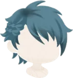 サイド編み込みショートヘア