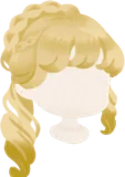 天使の編み込みロールヘア