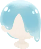 ぷるんとブルーゼリーヘア