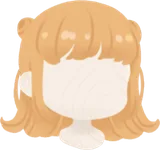 くつろぎハーフツインヘア