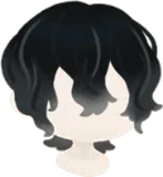 影に溶けた髪