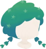 苔の髪型