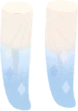 きらめく足