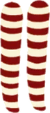 クリスマスボーダーソックス