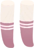 ラインピンクソックス