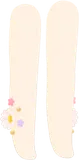 花咲く白タイツ
