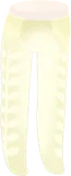 ボタニカルホワイトタイツ