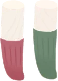 あべこべなソックス