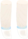 シースルーのショートソックス