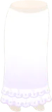 レースフリルペチコート