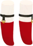 ガーター付きソックス・赤