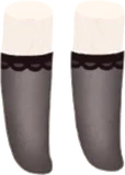 レースソックス・ブラック