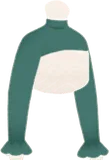タートルネックインナー・グリーン