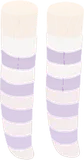パープルボーダーソックス
