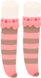 バイカラードーナツソックス