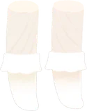 シンプルなフリルソックス