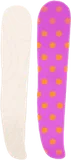 左足用ドットタイツ・ビンク