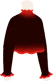 赤く染まるインナー