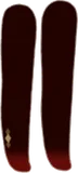 赤く染まる黒タイツ