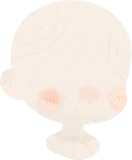 はにかむ花嫁のチーク