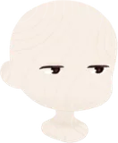 素朴な細い目