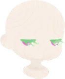 エアプランツで作られた瞳