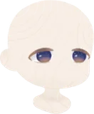 夜空と焚き火を眺める目