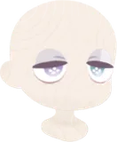 眠たげな紫陽花色の瞳