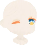 夕映えのコスモス畑を眺める瞳