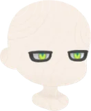 クールな黒ラインアイ