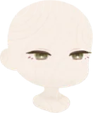 やさしげなグリーンの瞳