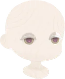 色素の薄い白まつ毛の目