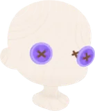 ボタンでできた瞳