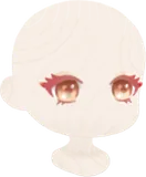 卓上を見つめる瞳