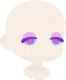 眠そうなたれ目