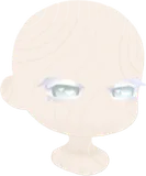 キノコたちを見つめる瞳