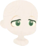 おっとりとしたグリーンアイ