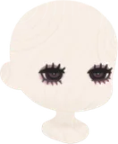 ダークパープルの瞳