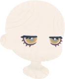 伏せるハーフムーンアイ