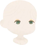 穏やかな若緑の瞳