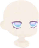 ダウナーなピンクグラデアイ