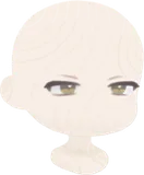 涼しげな細目