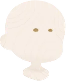 どっしりまろ眉