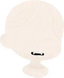 月下のオオカミ男の口