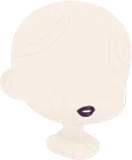 謎めいた黒リップ